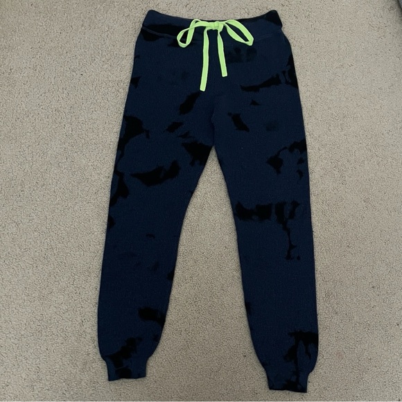 Lisa Todd Pants - Lisa Todd 100% Cotton Waffle Knit Tie Dye slim Joggers, loungewear, drawstring